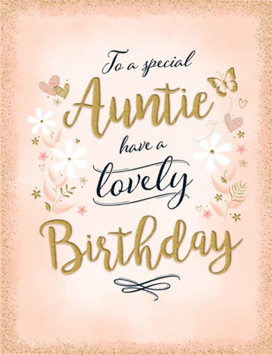 Picture of SPECIAL AUNTY BIRTHDAY CARD